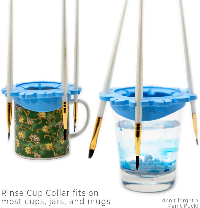 Ultimate Rinse Cup Paint Brush Cleaner, Mug (4 in), Blue