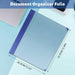 Document Organizer,File Organizer for Paper,Important Documents for Office and School,in Case I Go Missing Binder(Blue,2In Thick)