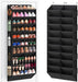 20-30 Pairs Over the Door Shoe Organizer with Side Mesh Pockets