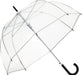 Scalloped Clear Dome Umbrella, Auto Open, See-Through
