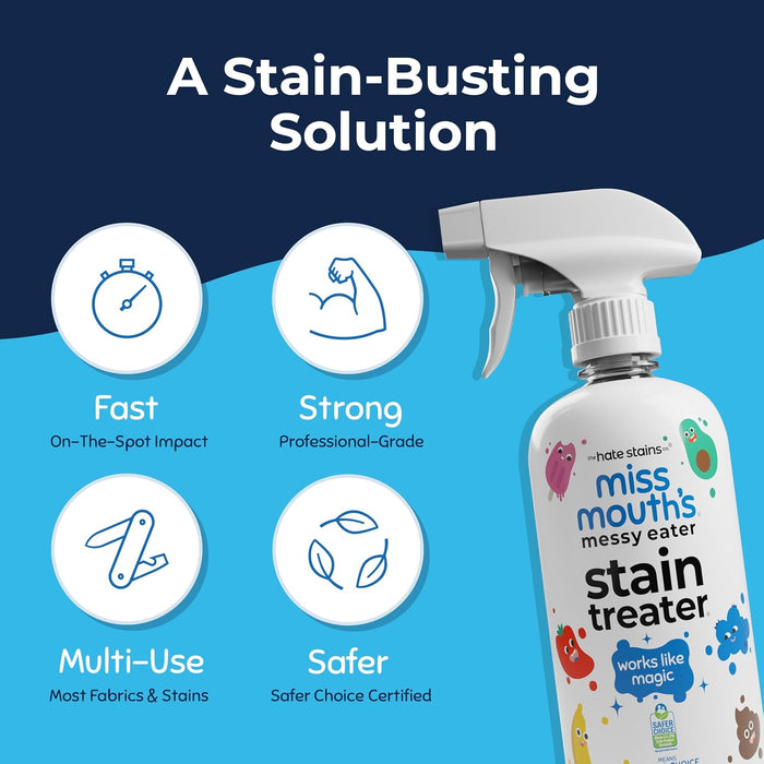 Messy Eater Stain Treater Spray, Laundry Stain Remover, 16 Oz