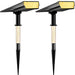 Solar Spot Lights Outdoor Waterproof, Warm White 2 Pack