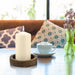 Unscented Pillar Candles – 65 Hour Burn Time, Long-Lasting Wax Candles for Weddings, Holidays, Home Décor & Special Even