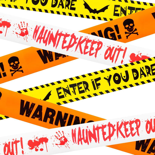 Halloween Decorations, 3inx90ft Caution Tape for Indoor and Outdoor(3 Pcs)