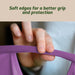 Collapsible Laundry Basket for Washer & Dryer (Lavender, Large)