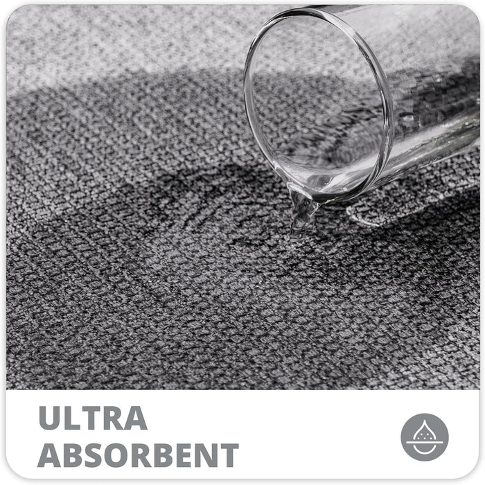 Bath Mat,Ultra Thin Bathroom Rugs,Rubber Bath Mats for Bathroom,No Slip Bath Rugs,Quick Dry,Machine Washable,Low Pile,Absorbent,Shower Outside,Sink,Home Decor Accessories.Grey,1'5"x2'3"(17x27Inch)