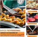 BBQ Grilling Accessories Set, 34Pcs Heavy Duty Grill Tools, Brown