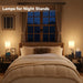 Bedside Lamps for Bedroom Set of 2 - Table Desk Lamp for Nightstand