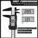 Digital Caliper,0-6 inch/150 mm,inch and Millimeter Conversion,LCD Screen