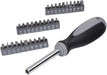 65 Piece Home Repair Tool Kit Set With Carrying Bag, Hand Tools, Socket Set, SAE and Metric, Silver, Black
