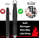 Grill Brush, 18'' Extra-Strong Handle, BBQ Cleaner with Scraper