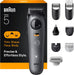 Series 5 All-in-One Beard & Body Grooming Kit for Men, Cordless Trimmer, Hair Clippers & Shaver for Face, Hair & Body wi