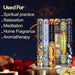 Assorted Incense Sticks – Attracts Money, Call Money, Gold Rain, Gold Silver, Good Fortune & Silver Rain – Pack of 6 – Premium Aromatherapy for Prosperity, Meditation & Home Fragrance.