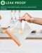 12 Pack Stand Up Reusable Gallon Freezer Bags, Dishwasher Safe