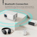 Mini Projector with WiFi and Bluetooth, 2026 Upgraded Projector 1080P