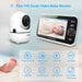 No WiFi Baby Monitor Camera and Audio HB6550, 5" Video Screen