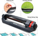 96213 Weighted Essential Oscillating Sprinkler | Covers Up to 3,600 sq. ft., 16 Precision Nozzles, Adjustable Range, Turbo Drive Motor, Quick Connect Bundle, Stainless Steel Filters, Black