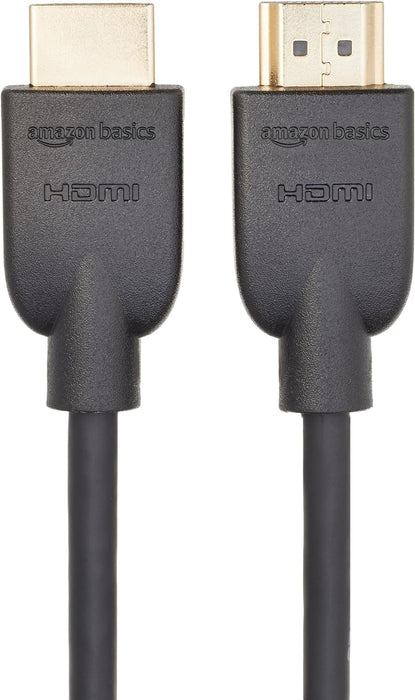 HDMI Cable, 3-Pack, 6 ft, High-Speed 4K@60Hz HDMI 2.0 Cord, 18Gbps, 2160p, 48 bit, Compatible with TV/PS5/Xbox/Roku/Blu-ray, Ethernet Ready, Black