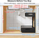 Under Sink Organizer, 2 Pack 2 Tier Pull Out Under Cabinet Organizer Shelf with Pad for Framed Cabinets, Metal Slide Out