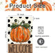 Fall Garden Flags 12x18 Double Sided Pumpkin Thanksgiving Decor