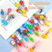 24Pcs Mini Multicolor Pens in One 4-in-1 Cute Pens Bulk for Kids, Fun Kawaii Ballpoint Pens for Birthdays and Children's