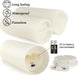Set of 24 Waterproof Outdoor Flameless Candles, LED Candles with 4 Remote and Timer,(H 4" 5" 6" x D 2.2"),for Halloween Wedding Festiv