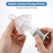 7-in-1 Baby Bottle Cleaner Set, Including Nylon & Silicone Bottle Brush, Cap, Straw & Nipple Brushes, BPA-Free (Gray)