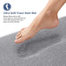 Thick Memory Foam Bathroom Rugs 30x20, Soft Absorbent Bath Mat, Grey