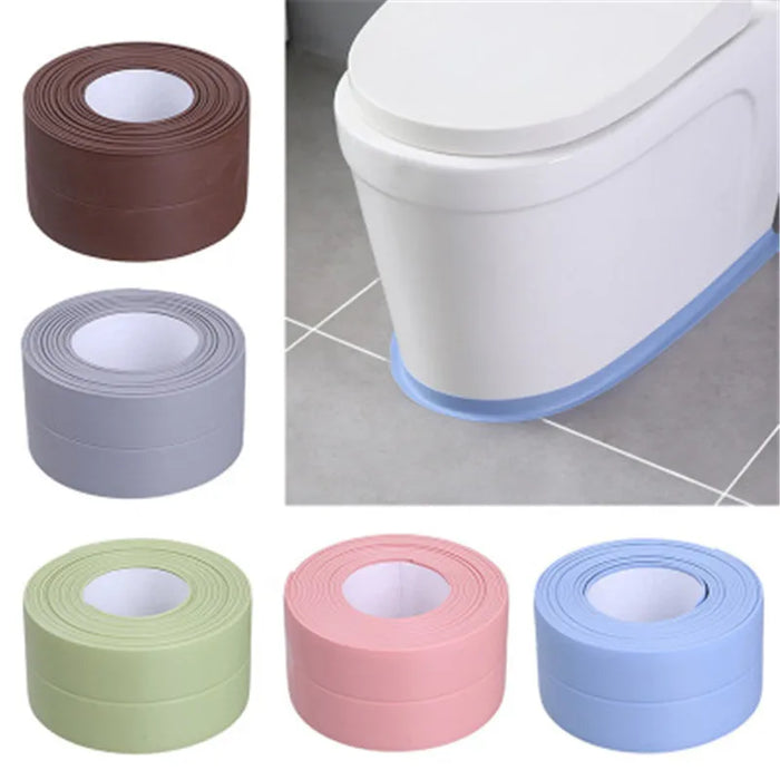 Self-Adhesive Sink Edge Sealing Tape — White, 1 m × 2 cm