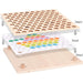 Wooden Color-Sorting Peg Board Toy
