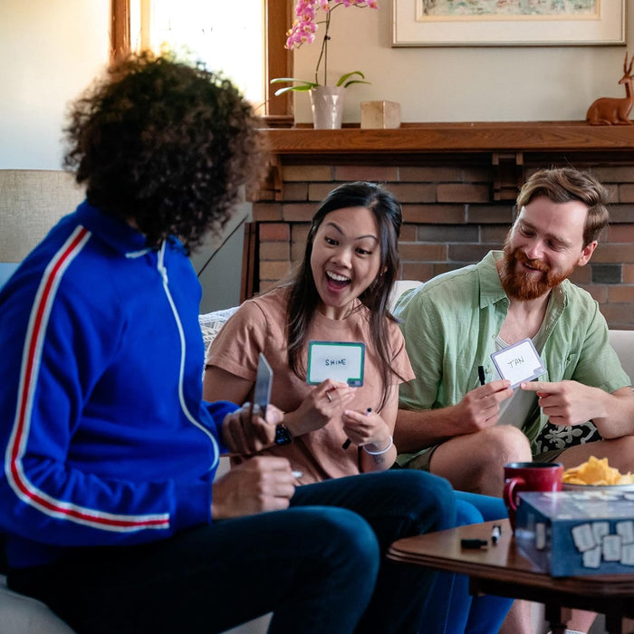 Blank Slate Board Game, A Party Game of Addicting Predictions