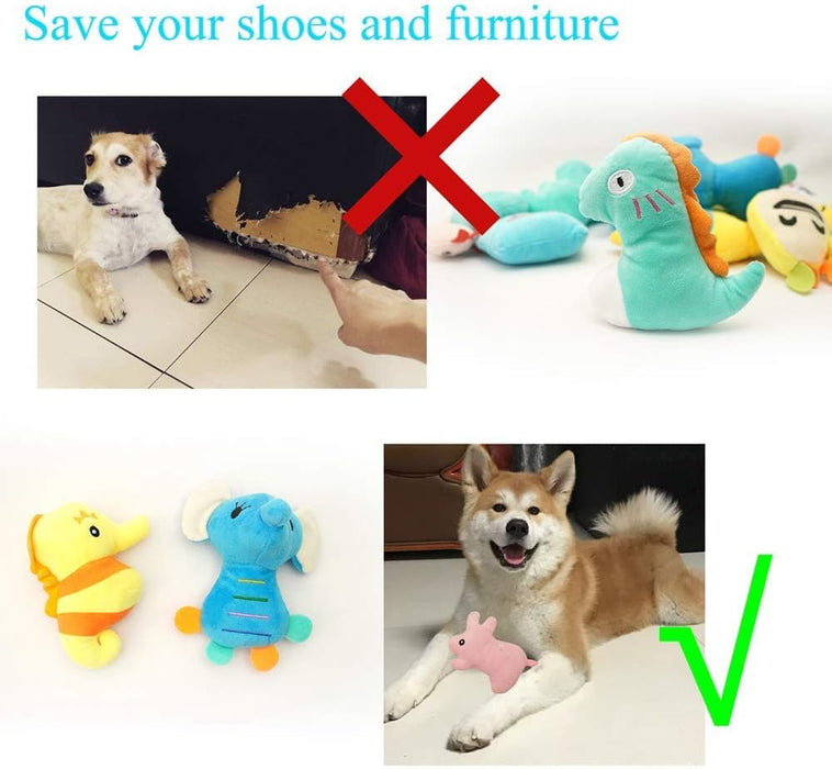 Pack of 26 Soft Small Medium Dog Squeaky Toys for Puppy
