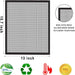 Grill Mesh Mat Set of 3 - Heavy Duty BBQ Non-stick Cooking Sheet Liners Reusable Teflon Barbecue Grilling Net for Outdoor Smoker, Pellet, Gas, Charcoal Grills (15.7x13 Inch)