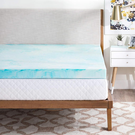 2 Inch Twin Cooling Gel Infused Memory Foam Mattress Topper, Bed Pad