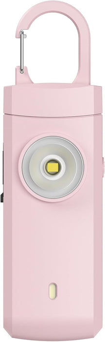 Rechargeable Personal Alarm for Women - Christmas Birthday Gifts for Women, Daughter, College Student, Teen Girl, Elders, Kids, Siren Alarm, USB Charging, Pink