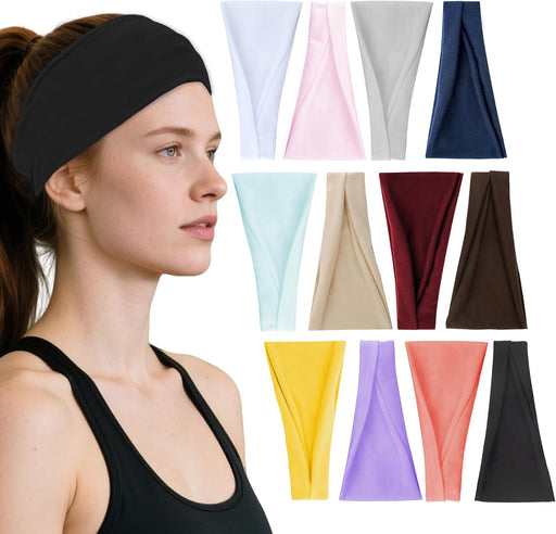 Headbands for Women Wide Fashion Sports Hair Bands