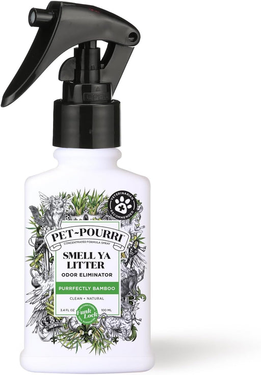 Pet-Pourri Smell Ya Litter Cat Litter Deodorizer Spray, Bamboo 10 Ml