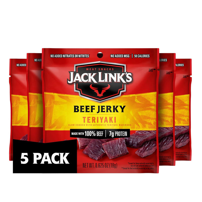 Teriyaki Beef Jerky Multipack - (5 Pack) 0.625 oz