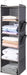 Hanging Closet Organize and Shelves，5-Hanging Shelf with 2 Side Pockets，Storage Foldable （Grey）