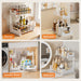 Under Sink Organizer Kitchen, 2-Tier Pull-Out Cabinet Shelf, 2-Pack