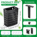 2026 Latest Upgraded Aquarium Plant Holder Adjustable Height with Extendable Hook and Suction Cup for Fish Tank Aquaponic Plant Cultivation and Aquascape Accessories Decorations (2 Pack)