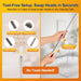 Microfiber Feather Duster 5-in-1 Kit, Dusters for Cleaning, Duster with Extension Pole 100 Inches, Cobweb Duster, Microfiber Dusters for High Ceilings and Fans, Blinds, Cars and Furniture
