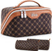 Travel Makeup Bag Cosmetic Bags for Women: 3-Piece Make up Bag Set