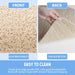 Non Slip Bathtub Mat, Anti Slip Shower Mat, Fast Drying Bath Tub Mats, Foot Scrubber Mat, Anti Slip Mat for Tub, Floor, Bathroom, Home, Kitchen, Hotel (Beige 24"x16")