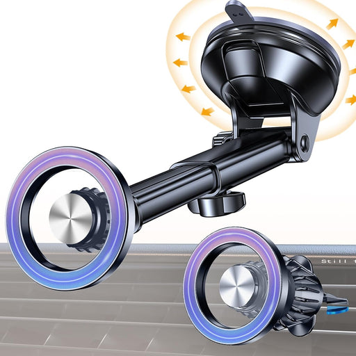 for MagSafe Car Mount【Windshield+Vent+Dash】Magnetic Phone Holder for Car Phone Holder Mount Cell Phone Holders for Your 
