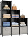 Closet Organizers and Storage, 9 Cube Storage Organizer, Black