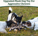No Stuffing Dog Toys Crinkle Squeaky, Long Lasting Chews for Aggressive, Durable Plush Dog Puppy Chew Toys for Teething, with 6 Tough Layers for Small Medium Large Breed-5pack,Large