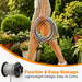 100 FT Garden Hose Expandable, 304 Stainless Steel Water Hose