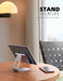 iPad Stand Adjustable Tablet Holder, Sturdy Aluminum, Multi-Angle