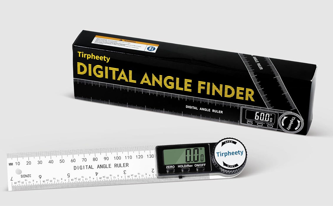 Digital Angle Finder Protractor, 7-Inch (200mm) Measuring Tool